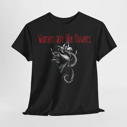 Unisex T-shirt Women are like Flowers in Red