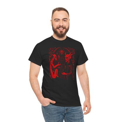 Unisex T-shirt Pact with the Devil in Red