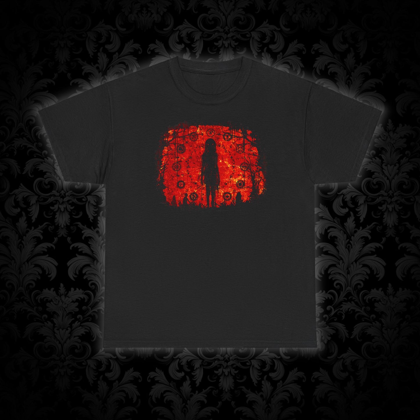 Unisex T-shirt Evil is here in red