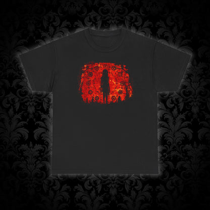 Unisex T-shirt Evil is here in red