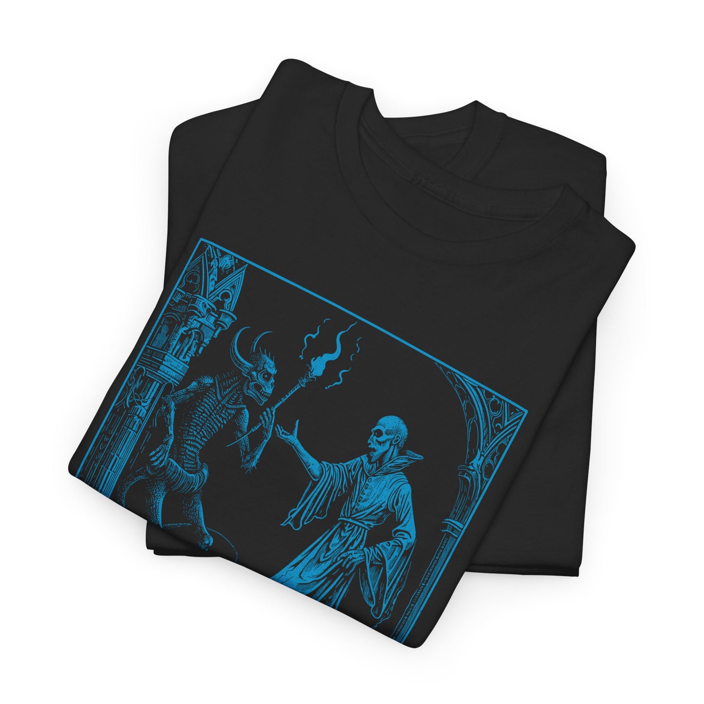 Unisex T-shirt Pactum cum Diabolo in Blue