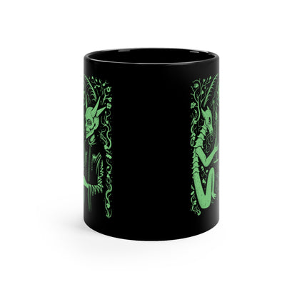 Mug Devil Pact with the Devil in Green - Frogos Design