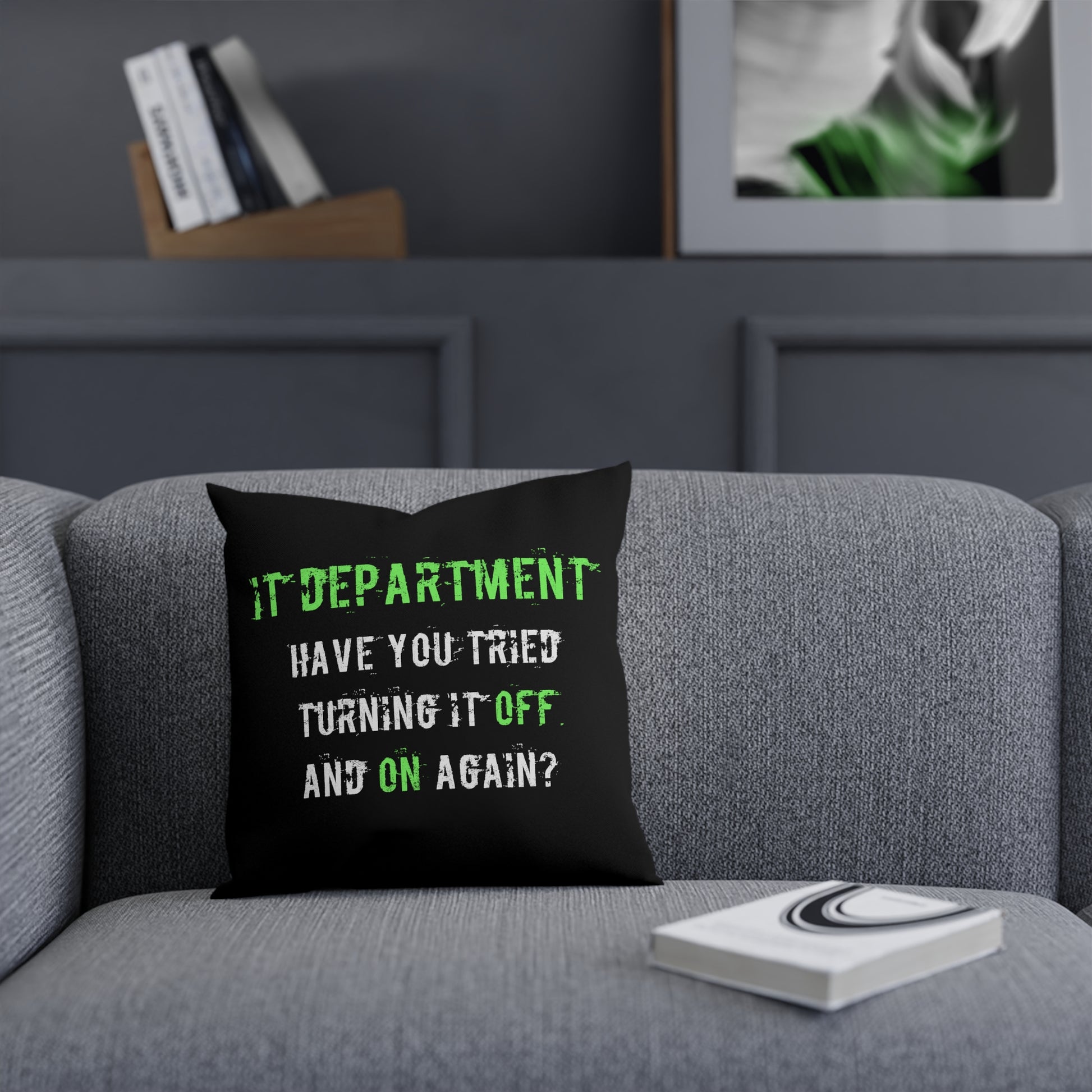 Cushions IT Support in Green - Frogos Design