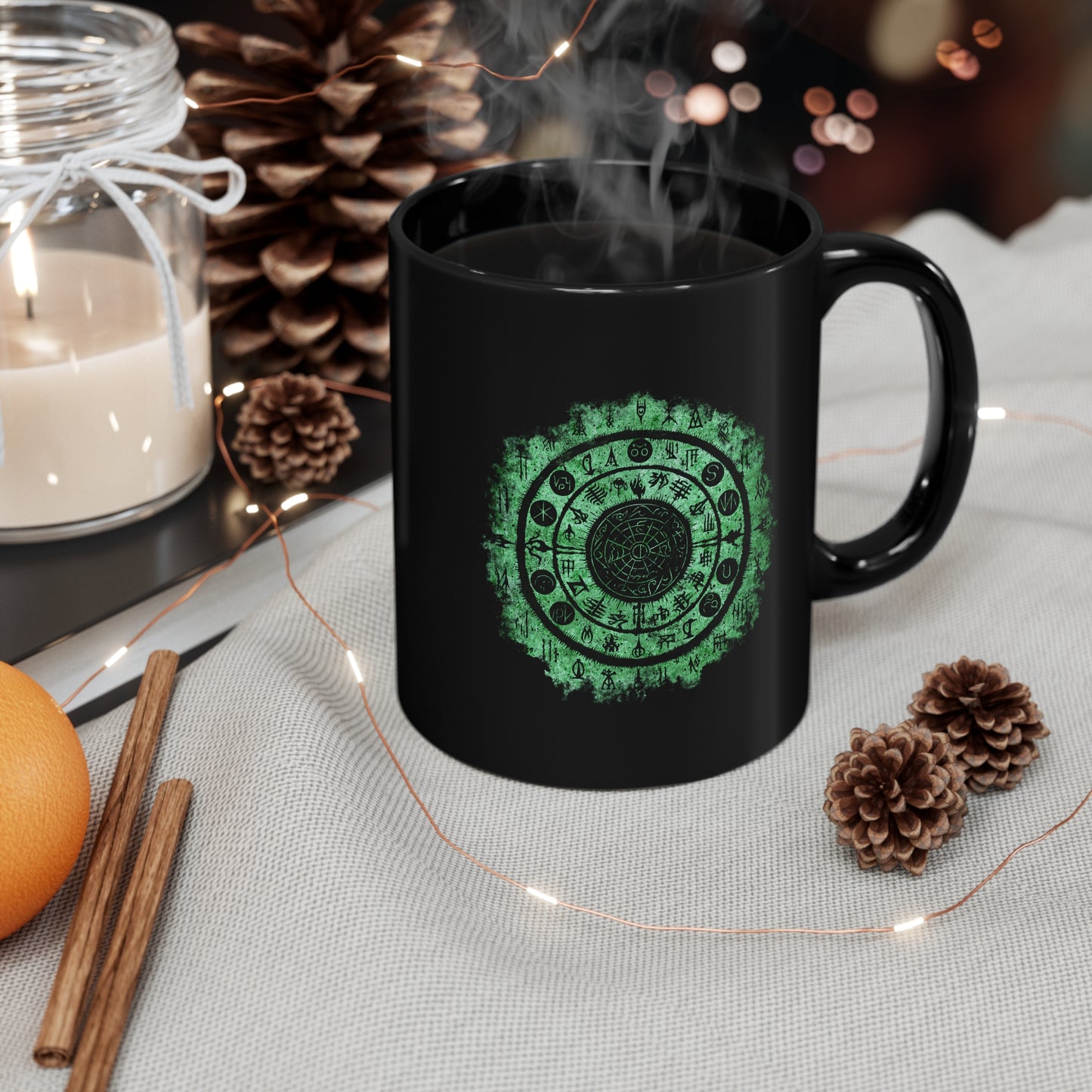 Green Witchcraft Seal Mug 