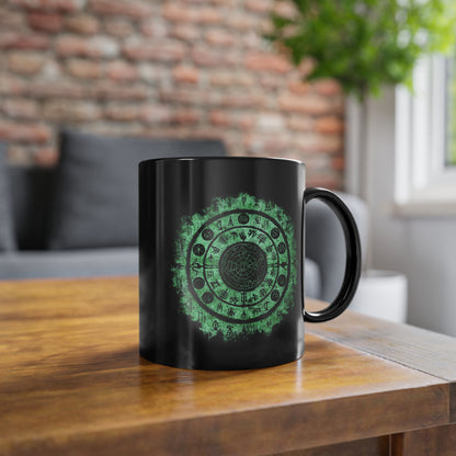 Mug Witchcraft Seal Design in Green