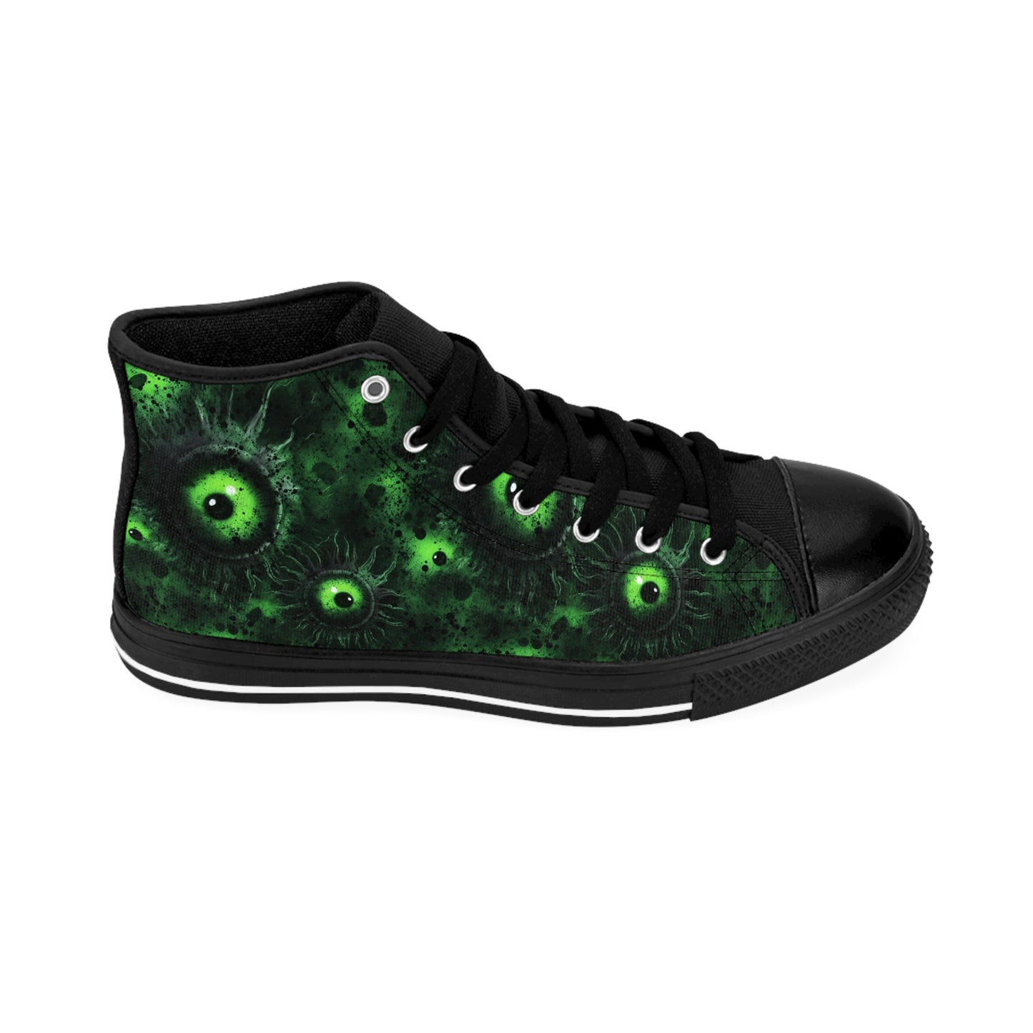 Classic Sneakers Greeny Lurking Eyes - Frogos Design