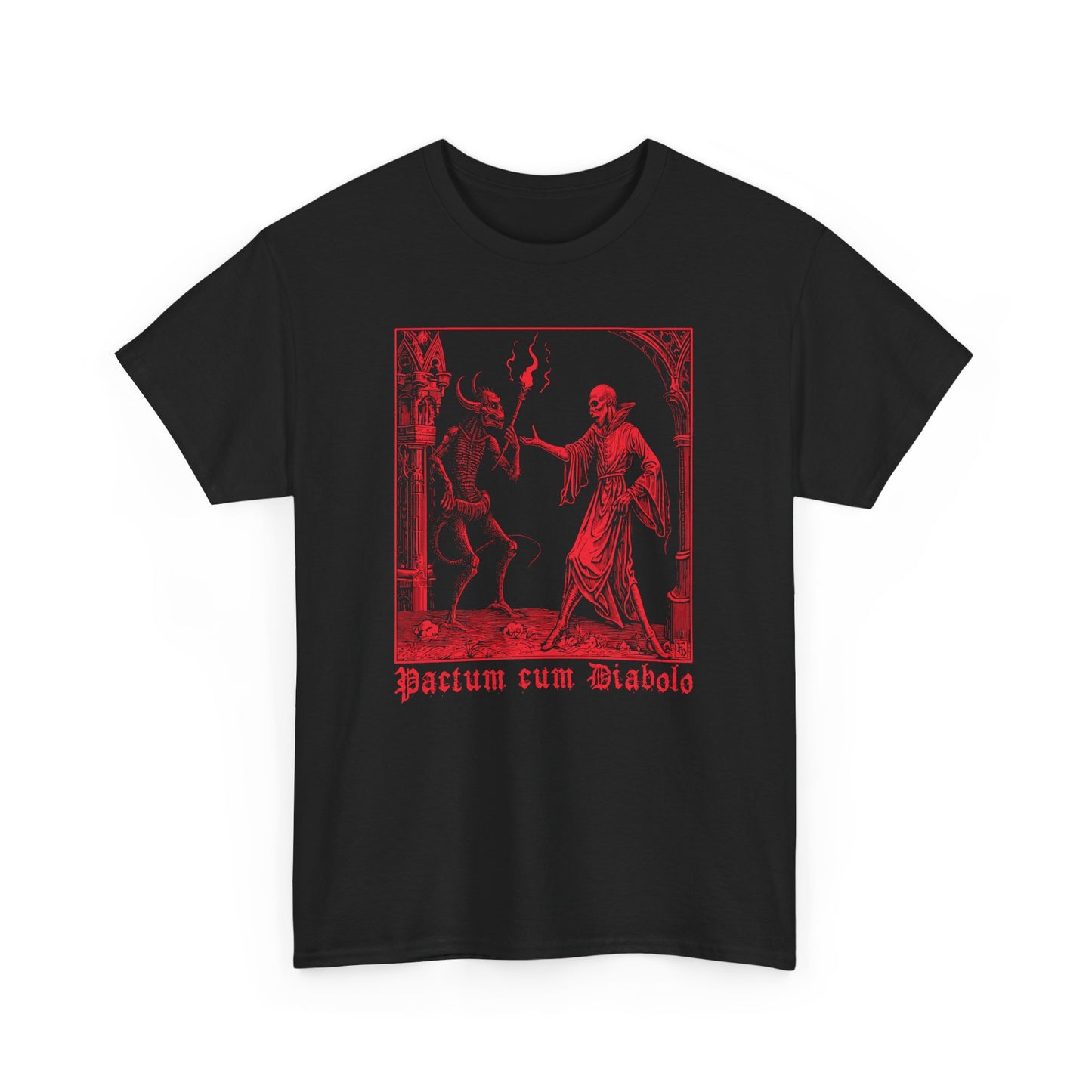 Unisex T-shirt Pactum cum Diabolo in Red