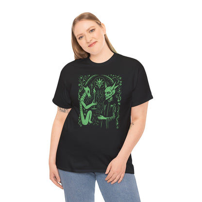 Unisex T-shirt Pact with the Devil in Green