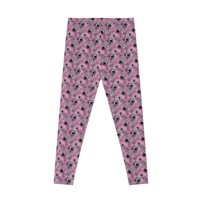 Women`s Leggings Creepy Pinky Eyes - Frogos Design