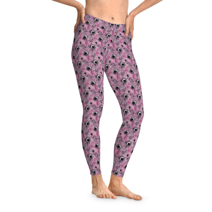 Women`s Leggings Creepy Pinky Eyes - Frogos Design