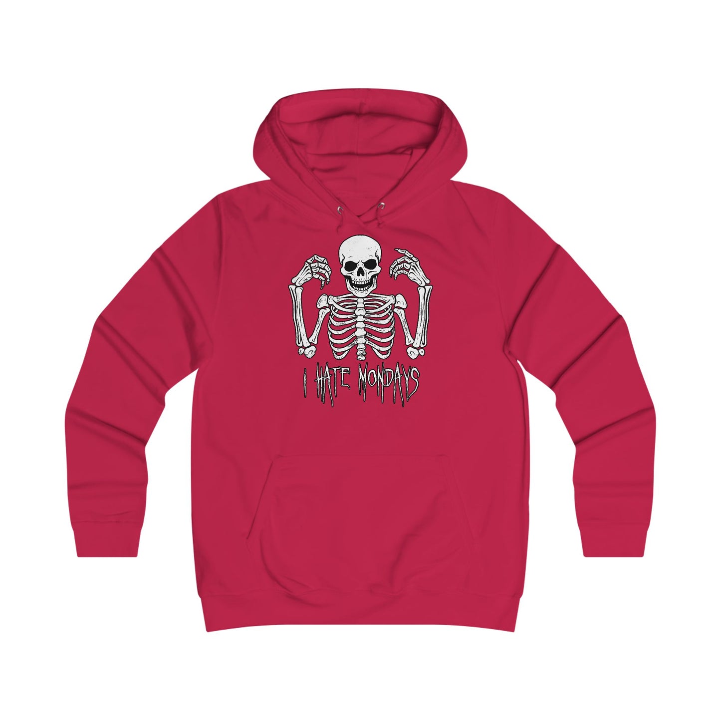 Girlie Hoodie Skelly hates Mondays