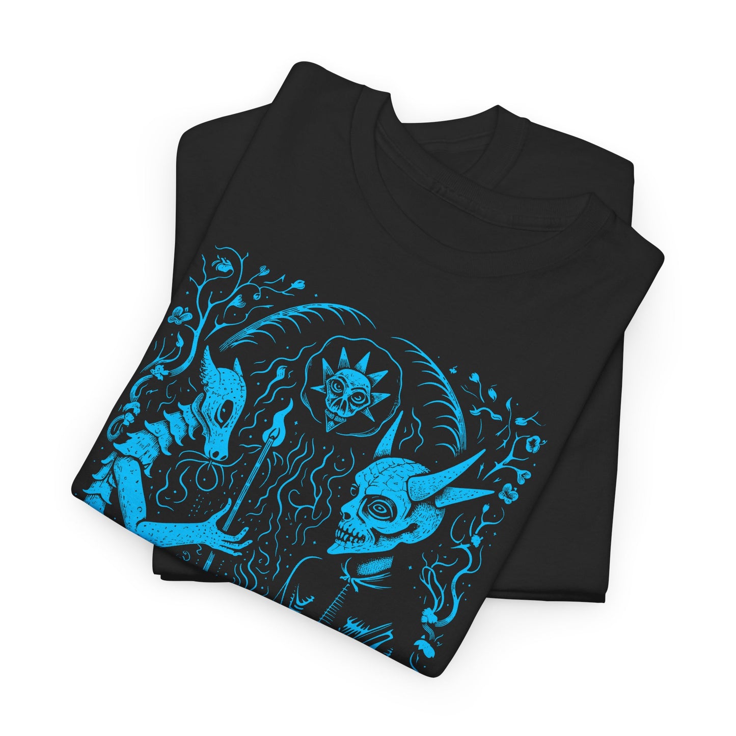 Unisex T-shirt Pact with the Devil in Blue