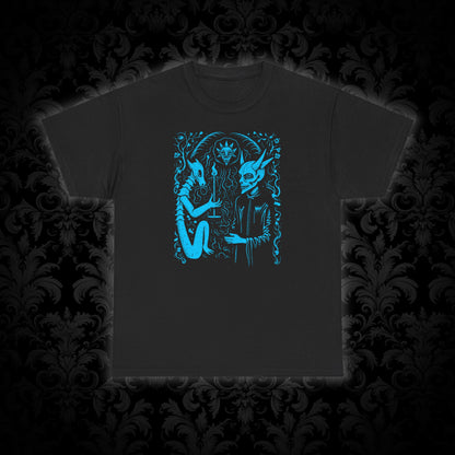 Unisex T-shirt Pact with the Devil in Blue