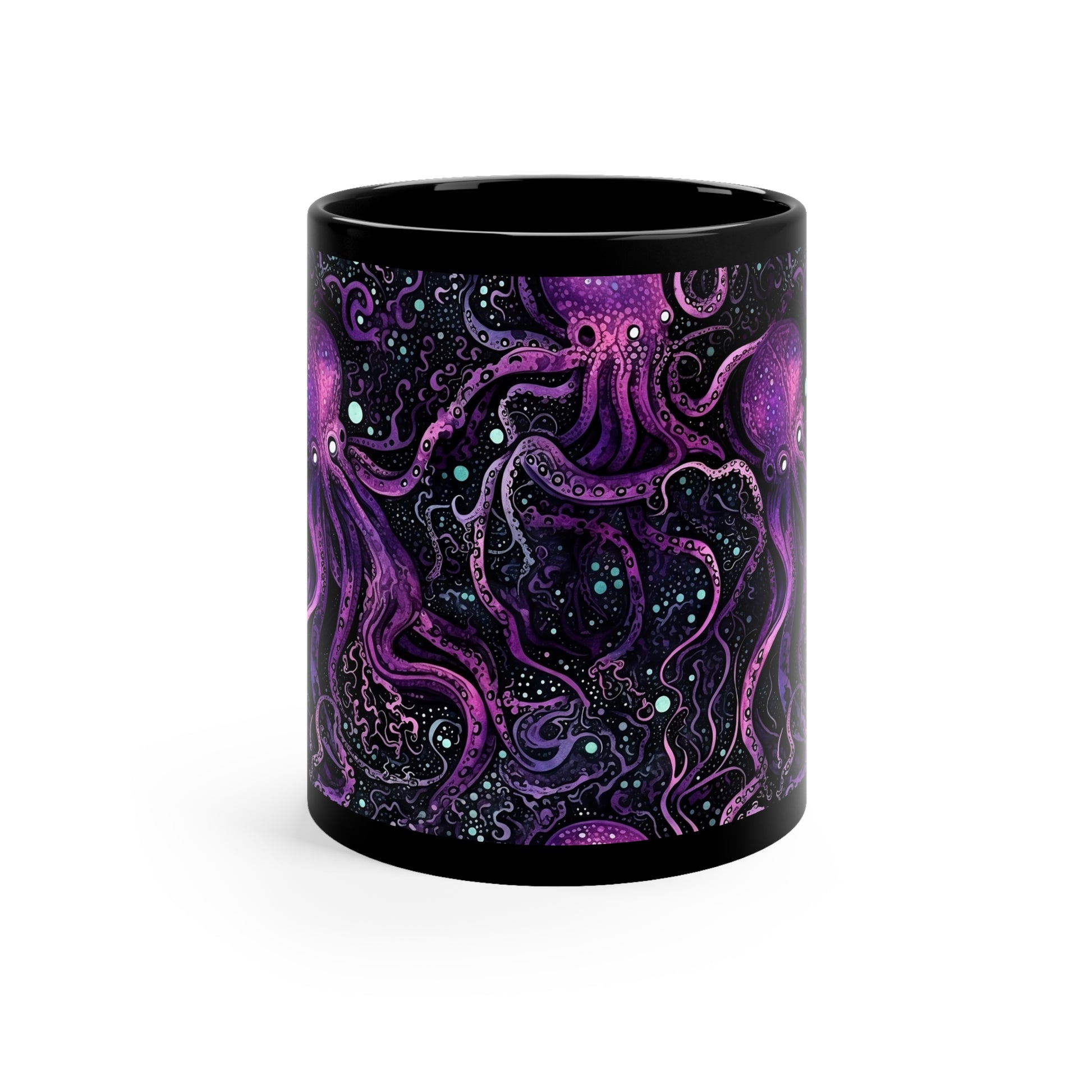 Mug Purple Tentacles out of Space - Frogos Design