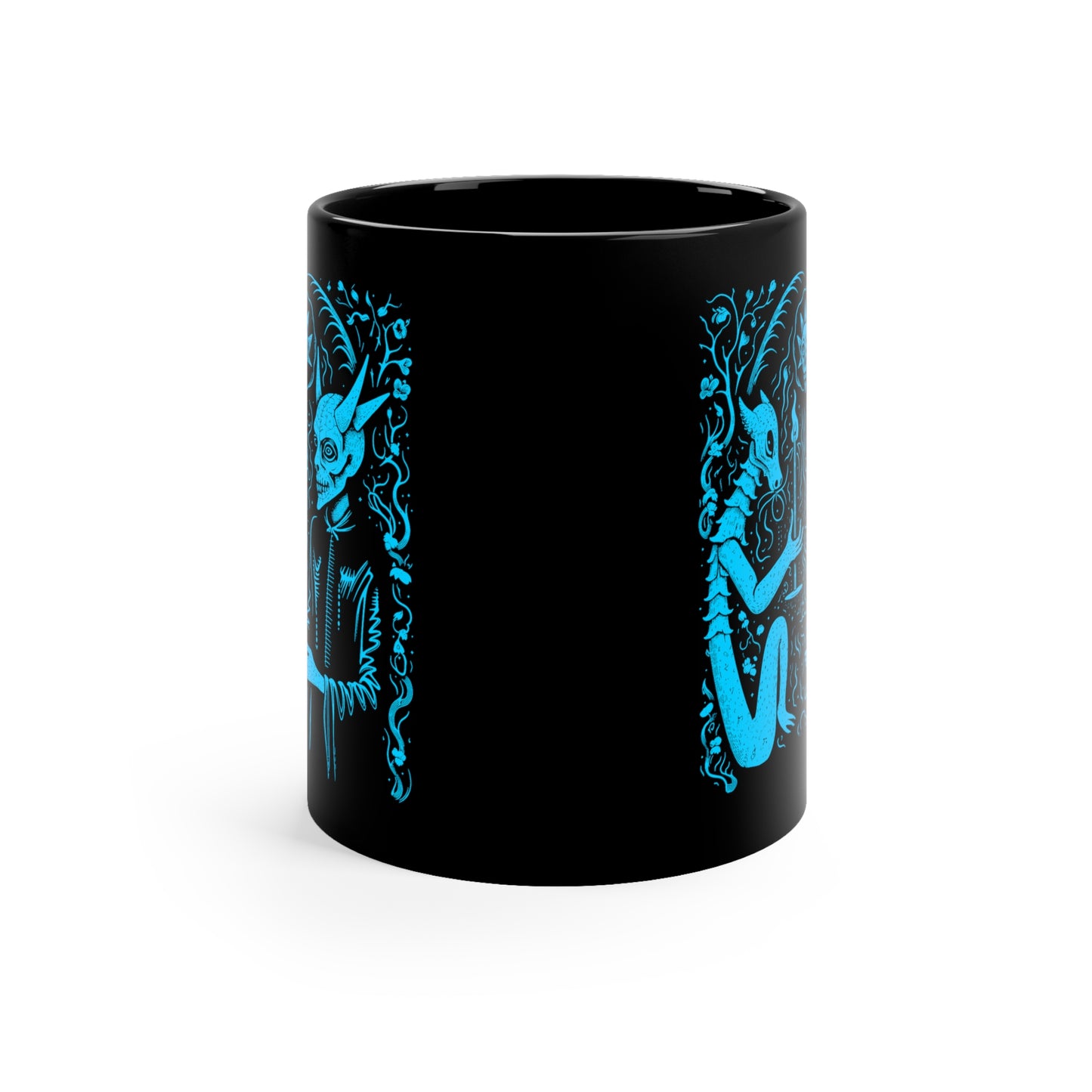 Mug Devil Pact with the Devil in Blue - Frogos Design