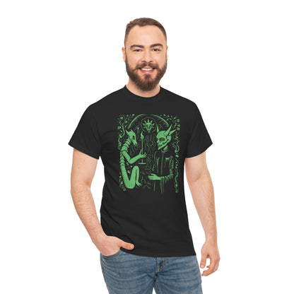 Unisex T-shirt Pact with the Devil in Green