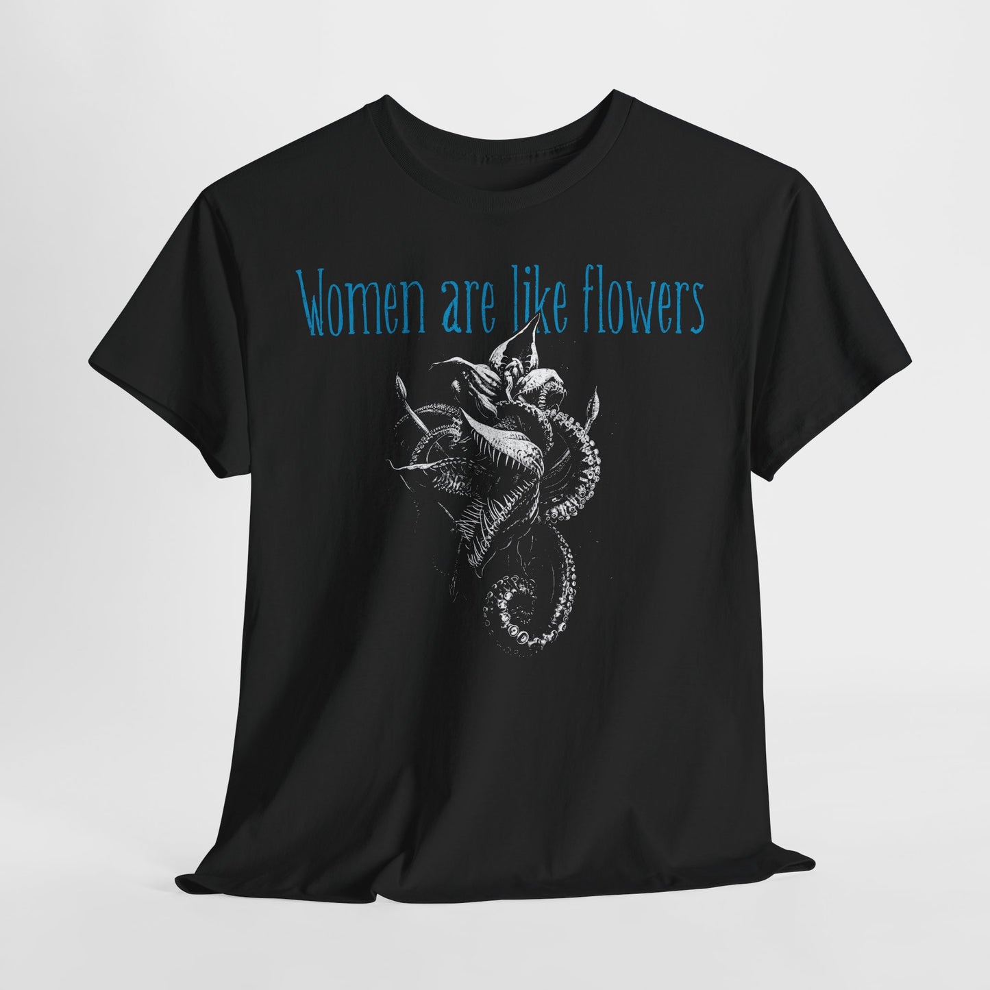 Unisex T-shirt Women are like Flowers in Blue