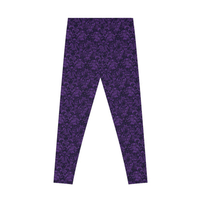 Women`s Leggings Purple Boudoire - Frogos Design