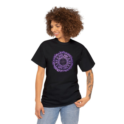 Unisex T-shirt Witchcraft Seal in Purple - Frogos Design