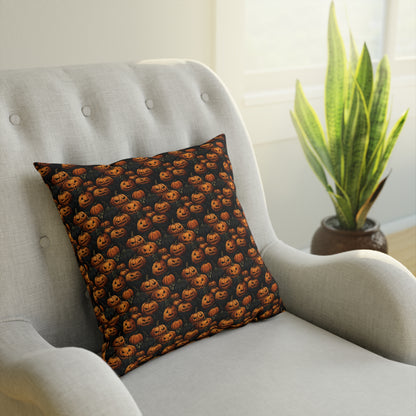 Cushions Spooky Halloween Pumpkin Field - Frogos Design