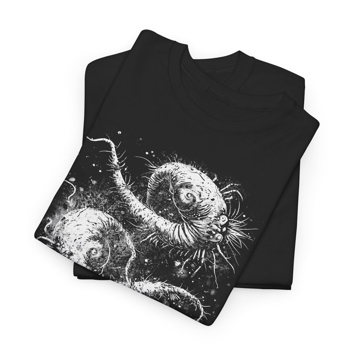 Unisex T-shirt Cosmic Worms in White