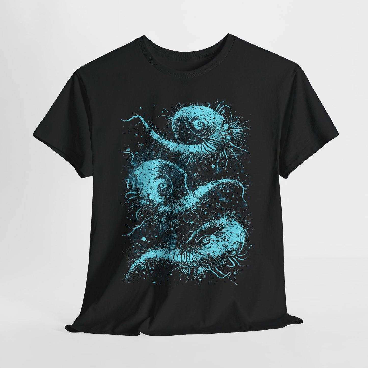 Unisex T-shirt Cosmic Worms in Blue