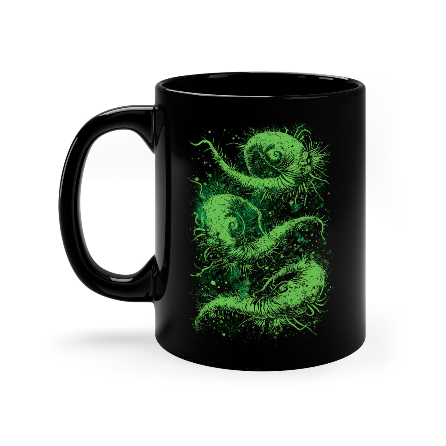 Mug Cosmic Worms - Green - Frogos Design