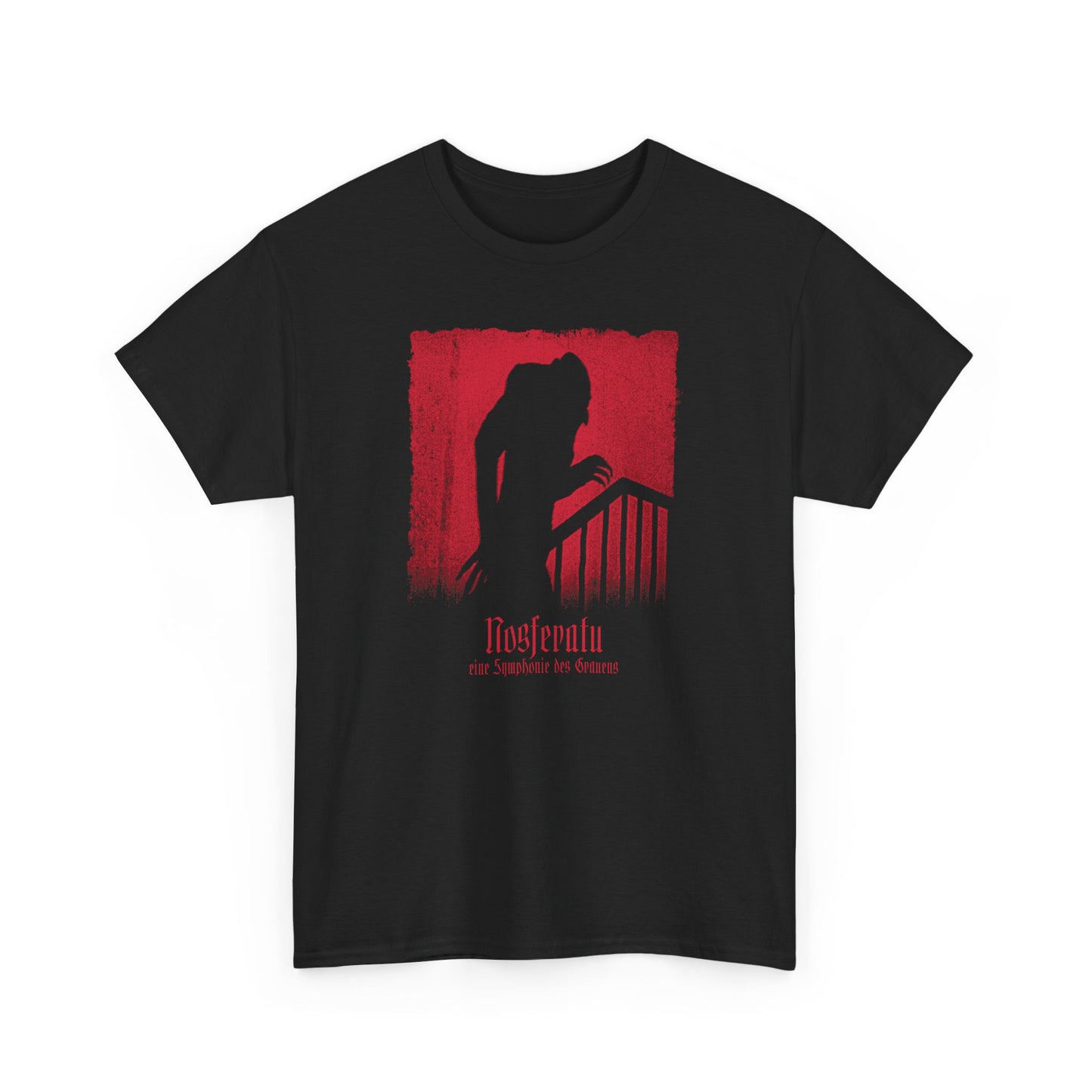 Unisex T-shirt Nosferatu 1922 in red