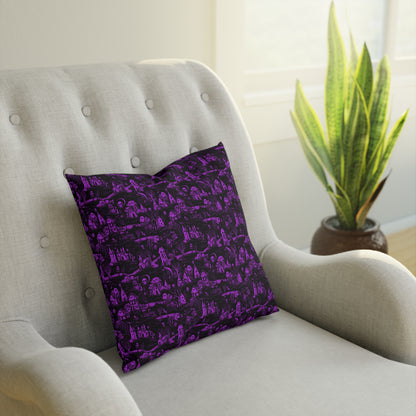 Cushions Spooky Ghosts in Purple - Frogos Design