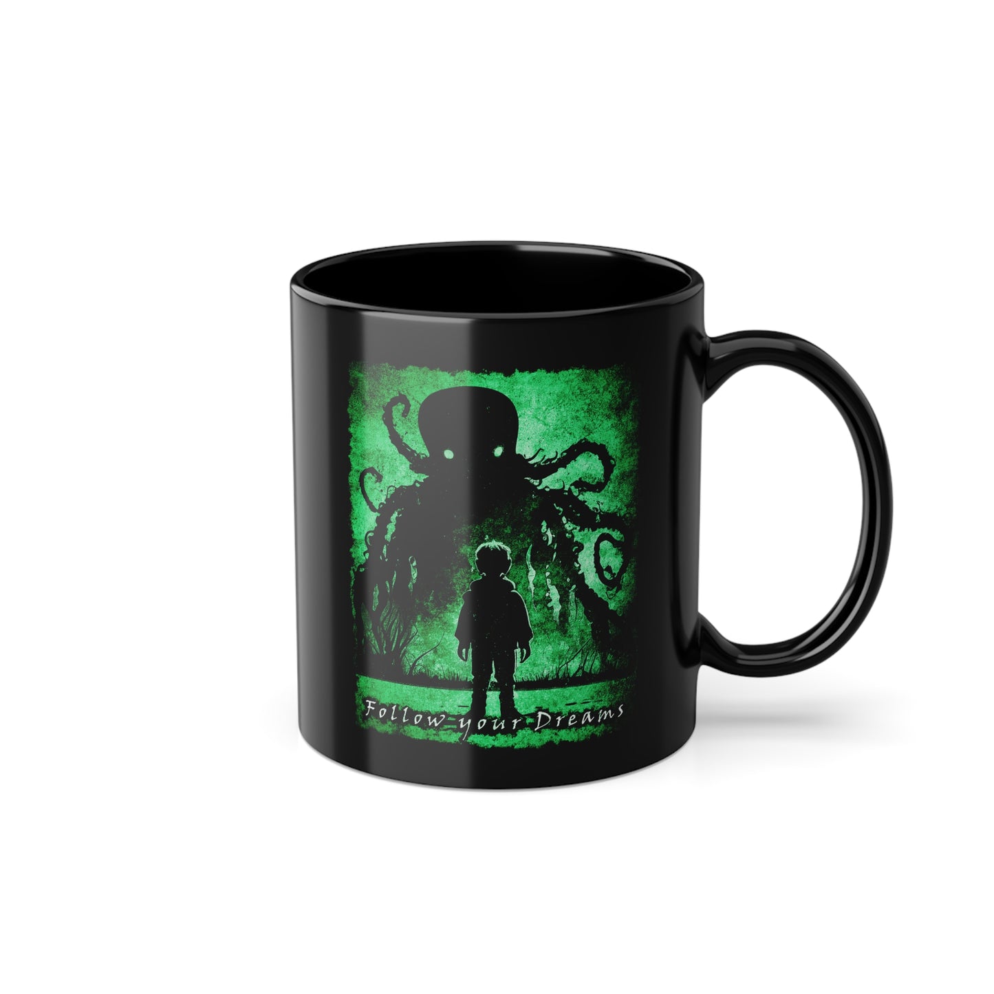 Mug Follow your Dreams in Green