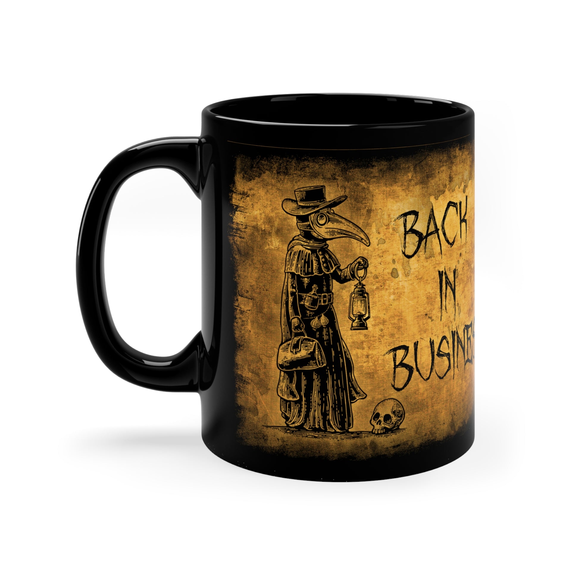 Mug Back in Business in Beige - Frogos Design