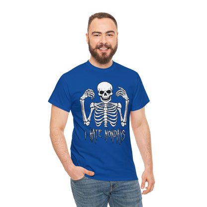 Unisex T-shirt Skelly hates Mondays - Frogos Design