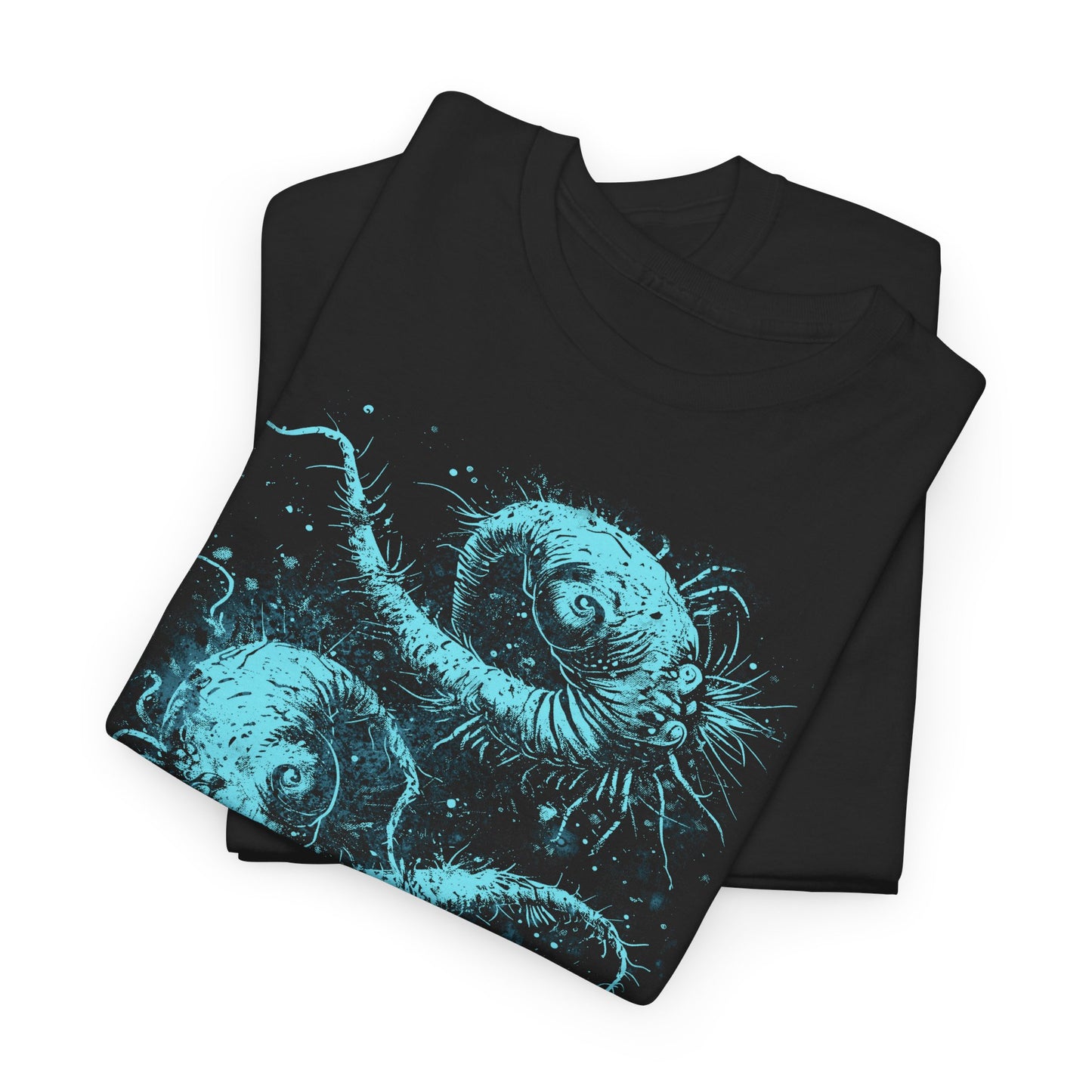 Unisex T-shirt Cosmic Worms in Blue