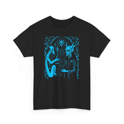 Unisex T-shirt Pact with the Devil in Blue