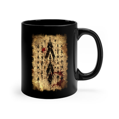 Mug Scroll of Dark Arts Symbol - Frogos Design