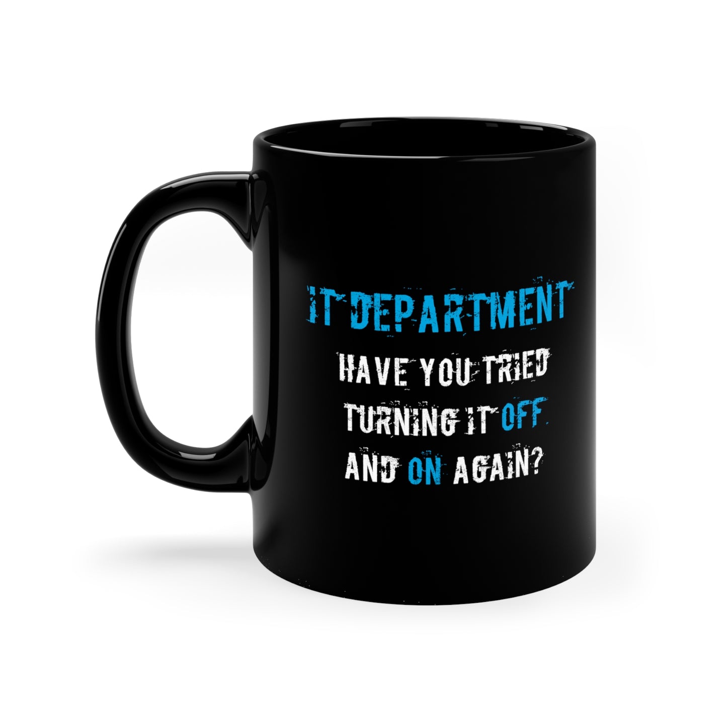 Mug IT Support in Blue - Frogos Design