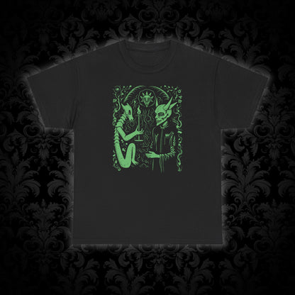 Unisex T-shirt Pact with the Devil in Green