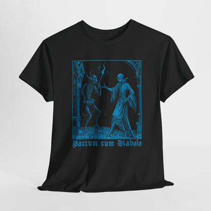 Unisex T-shirt Pactum cum Diabolo in Blue