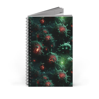 Spiral Notebook Bacterial Disease - Frogos Design