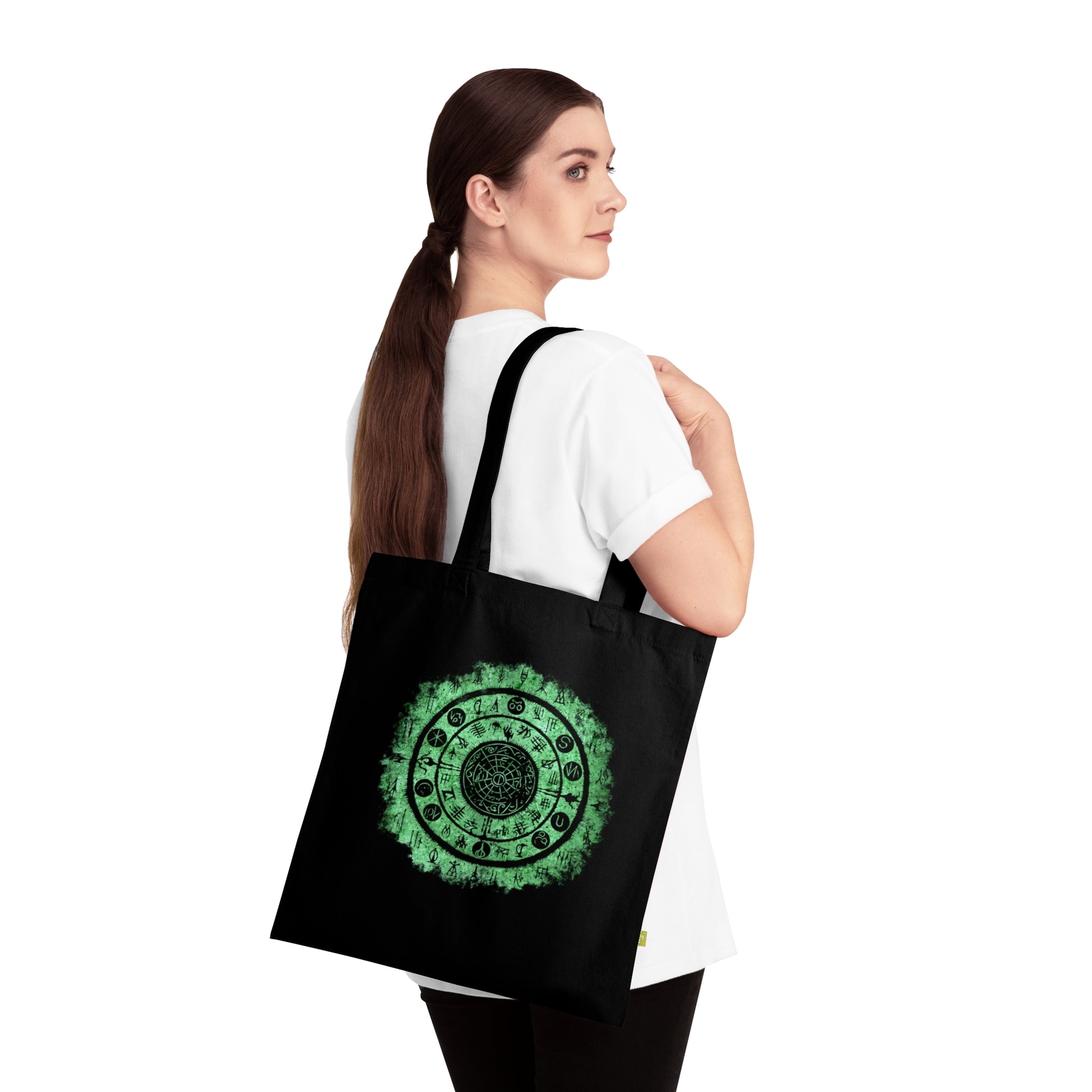 Tote Bag Witchcraft Seal Green - Frogos Design