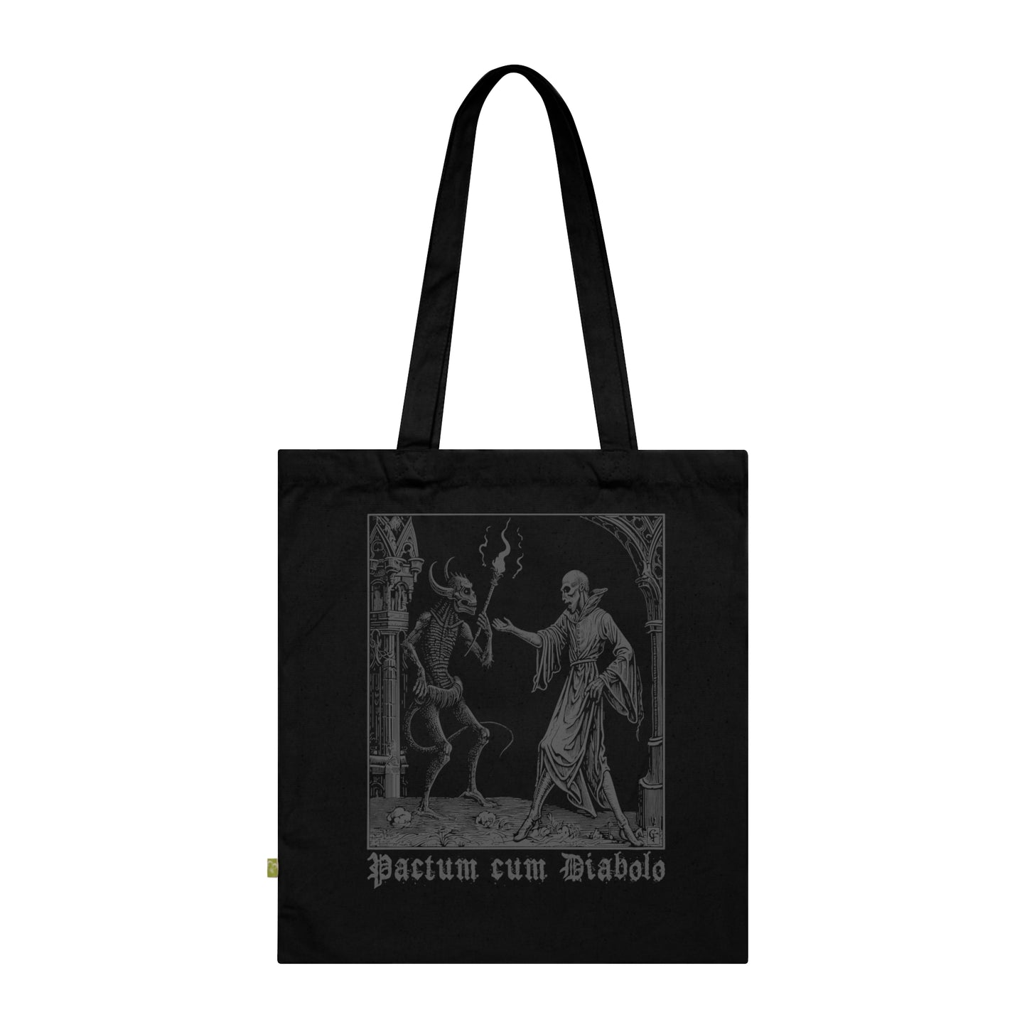 Tote Bag Pactum cum Diabolo in Grey