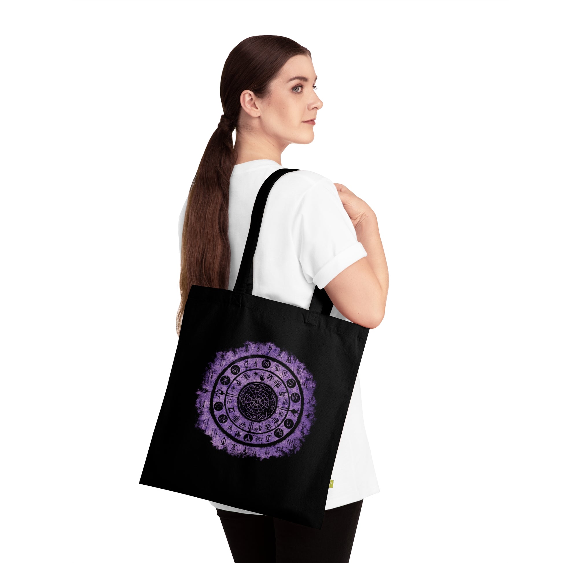 Tote Bag Witchcraft Seal Purple - Frogos Design