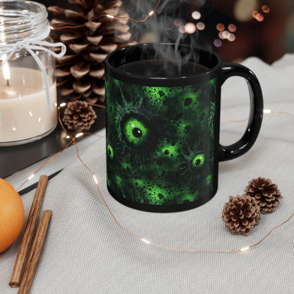 Mug Greeny Lurking Eyes - Frogos Design