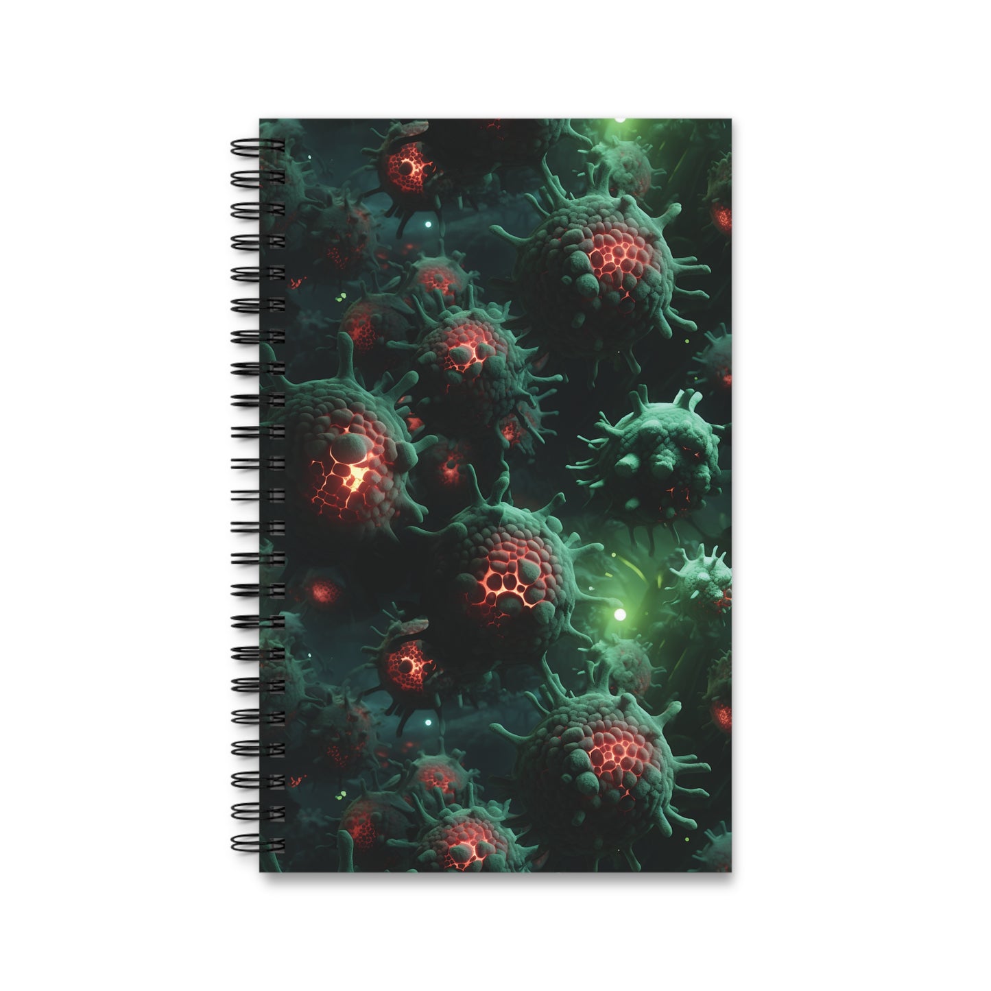 Spiral Notebook Bacterial Disease - Frogos Design