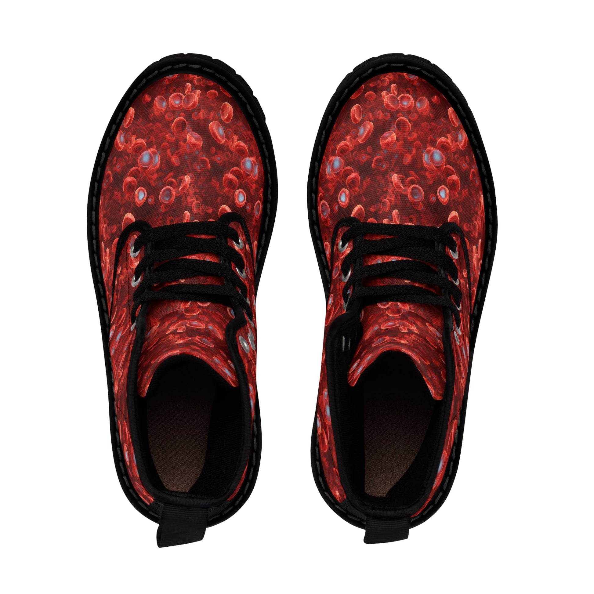 Canvas Boots Blood cells - Frogos Design