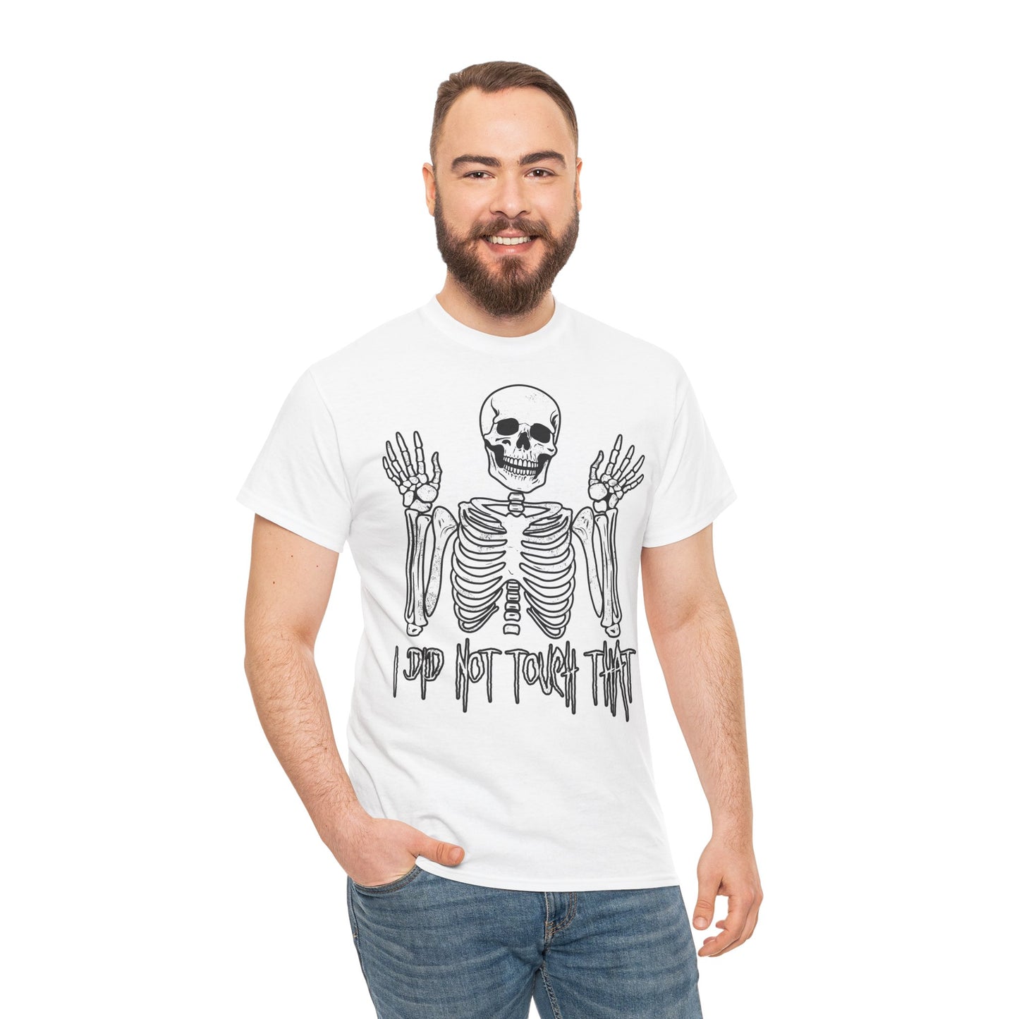 Unisex T-shirt Skelly did not touch that