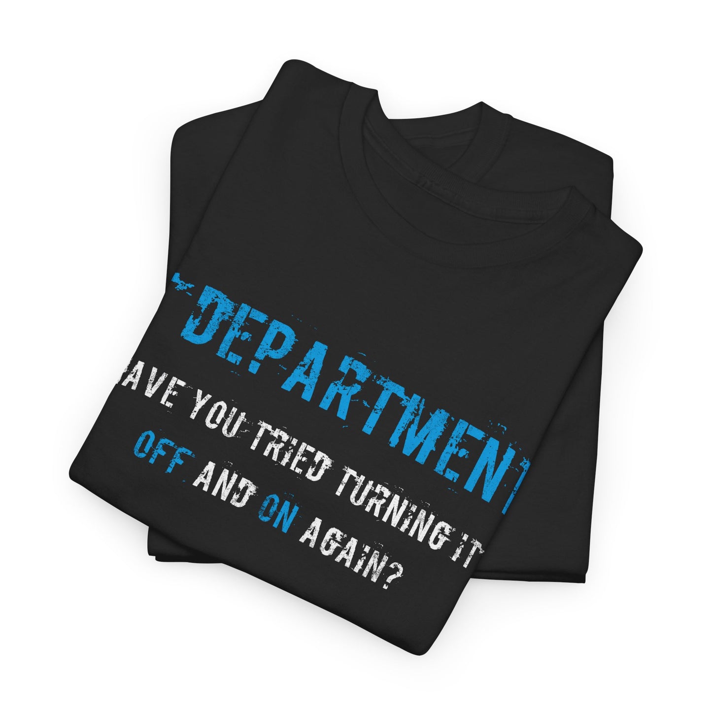 Unisex IT T-shirt for IT support in Blue