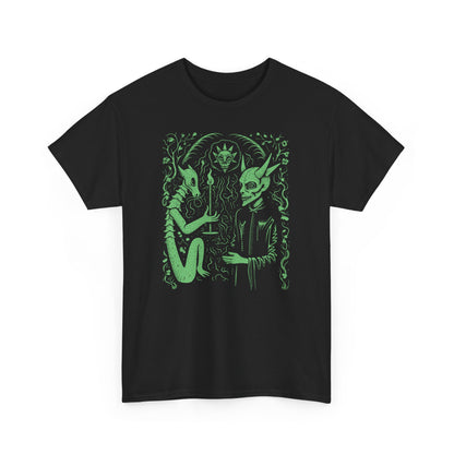 Unisex T-shirt Pact with the Devil in Green