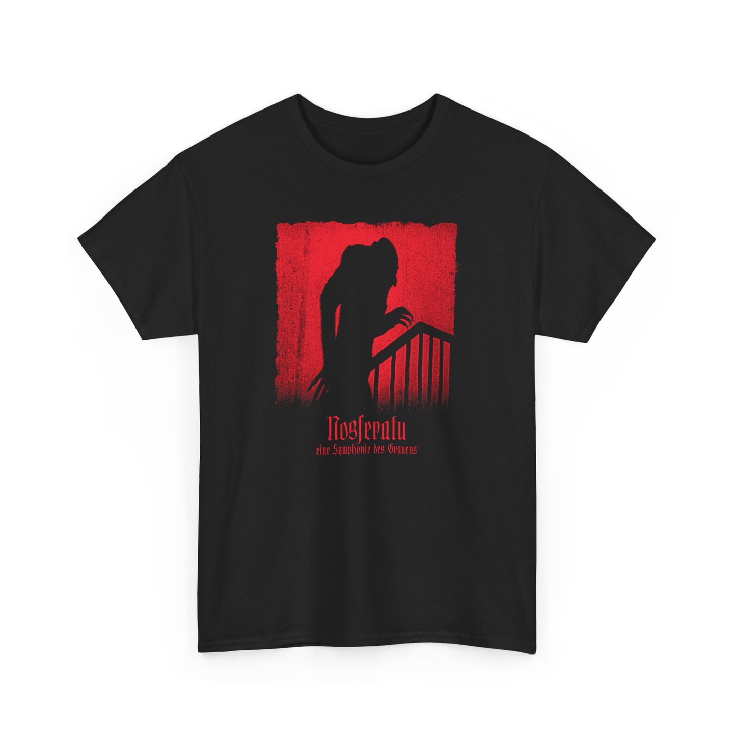 Unisex T-shirt Nosferatu 1922 in red