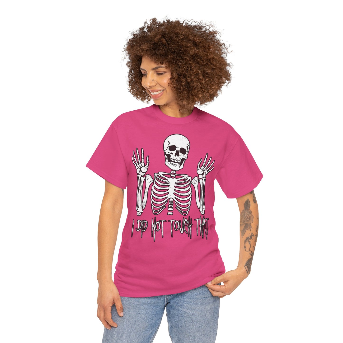 Unisex T-shirt Skelly did not touch that